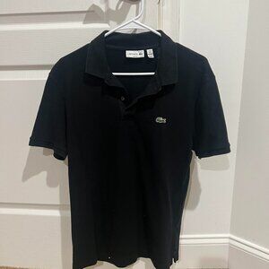 Lacoste Black Large Slim Fit Polo